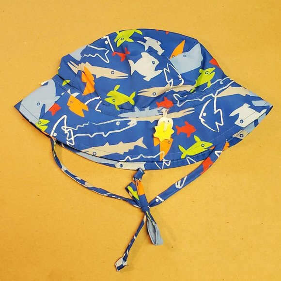 I Play Bucket Sun Hat 0-6 Months Blue - Picture 4 of 9